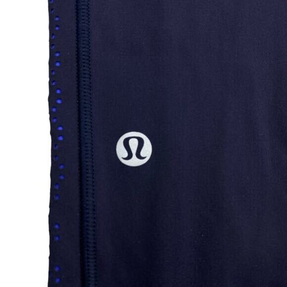 Lululemon Colour Me Quick 7/8 Nulux Tight in Midnight Navy Blazer Blue Size 4 - Picture 6 of 8